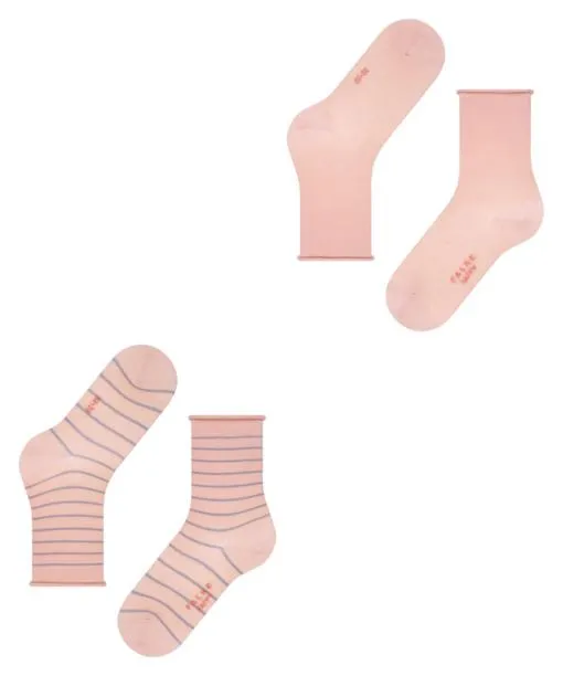 Women Happy Stripe 2Pack Women Socks Blossom FALKE Socks