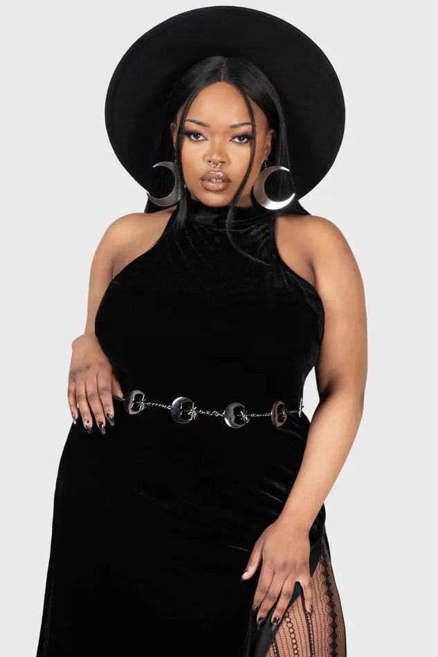 Women Harnesses and Belts Killstar Oblivion039s Muse Chain Belt