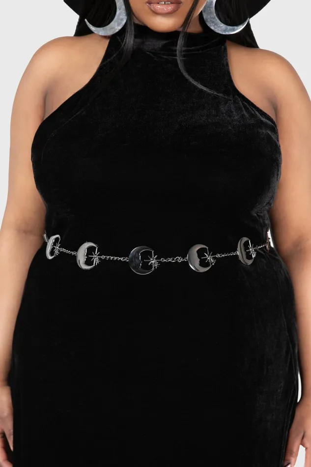Women Harnesses and Belts Killstar Oblivion039s Muse Chain Belt