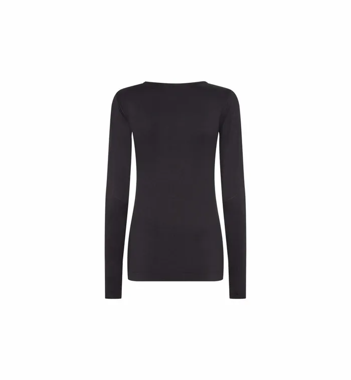 Women HEART Sport MOS MOSH MMVigdis Seamless LS Top Black