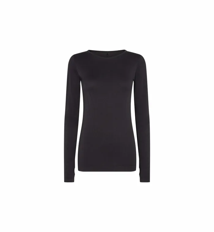 Women HEART Sport MOS MOSH MMVigdis Seamless LS Top Black