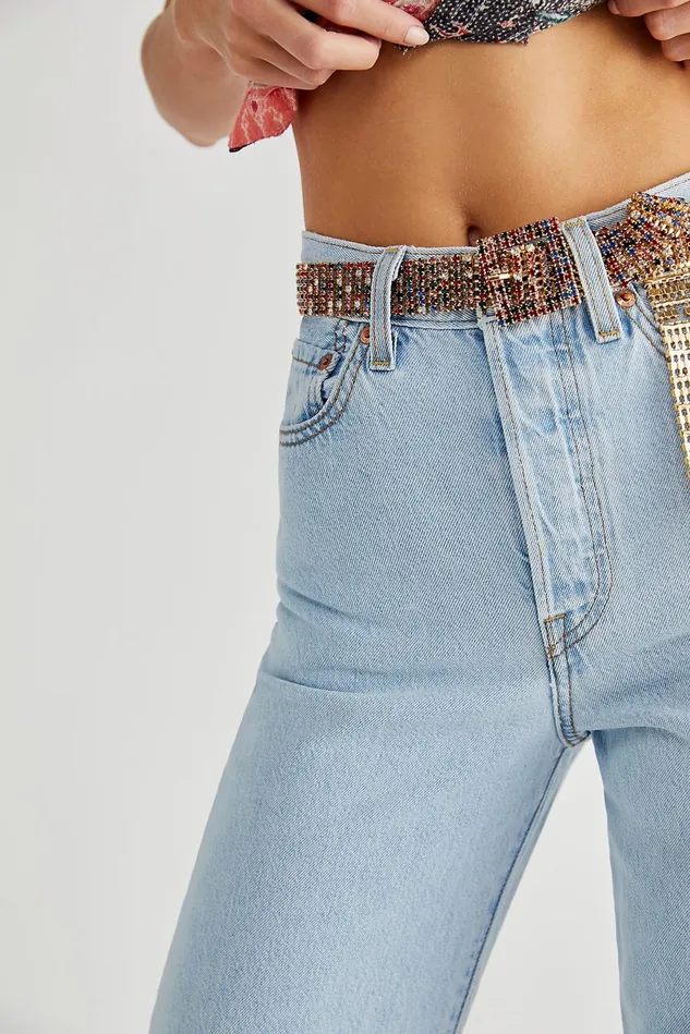 Women HighRise Jeans Free People Levi039s Ribcage Straight Ankle Jeans Bernal Love