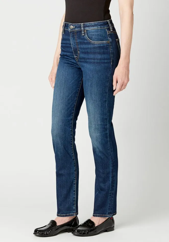 Women High Rise Straight Jayden Night Rain Jeans Night Rain Buffalo David Bitton Straight Leg
