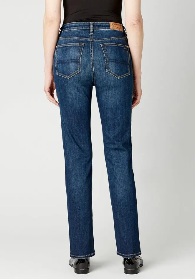 Women High Rise Straight Jayden Night Rain Jeans Night Rain Buffalo David Bitton Straight Leg
