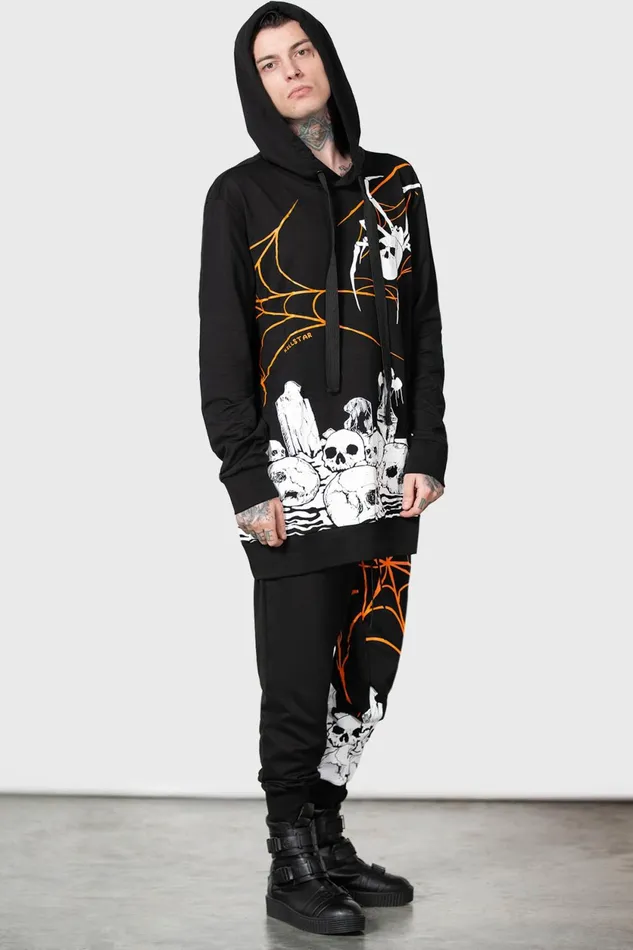 Women Hoodies Killstar Pumpkin Reaper Hoodie