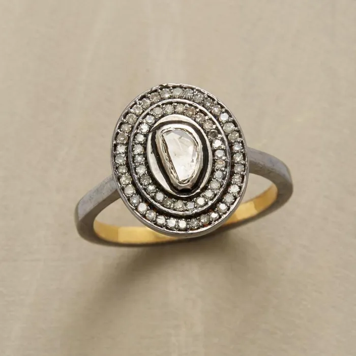 Women Hovering Diamond Ring Sundance Catalog Rings