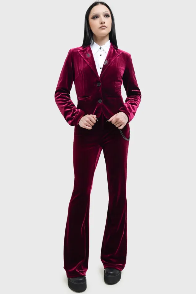 Women Jackets and Coats Killstar Recently Deceased Shrunken Blazer