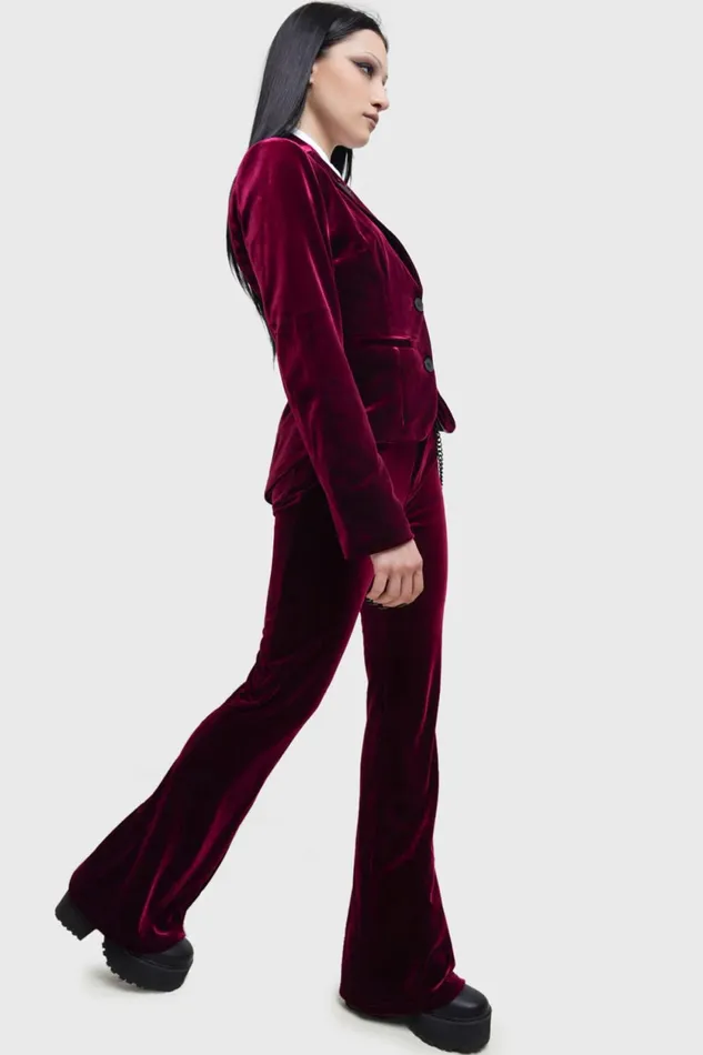 Women Jackets and Coats Killstar Recently Deceased Shrunken Blazer