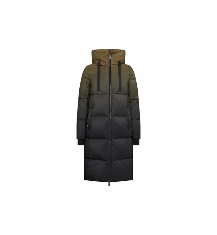Women Jackets and Coats MOS MOSH MMNova Dip Dye Down Coat Fir Green