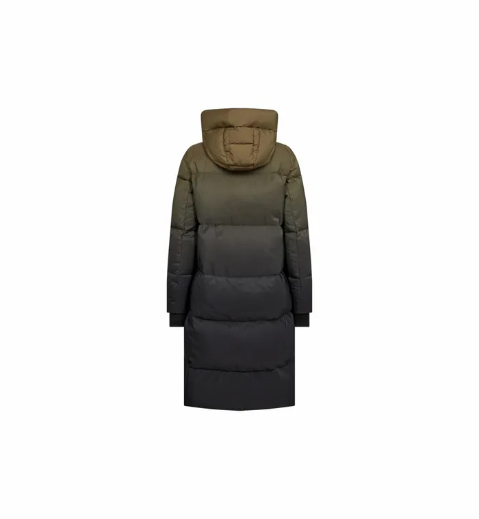 Women Jackets and Coats MOS MOSH MMNova Dip Dye Down Coat Fir Green