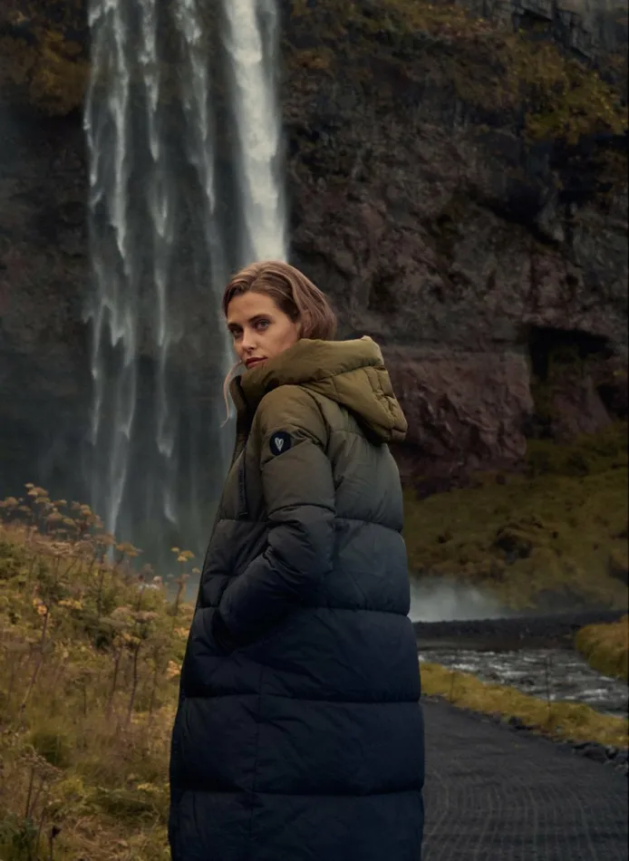 Women Jackets and Coats MOS MOSH MMNova Dip Dye Down Coat Fir Green