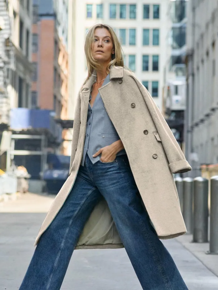 Women Jackets and Coats MOS MOSH MMVenice Wool Jacket Feather Gray