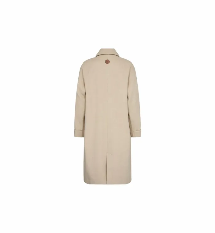 Women Jackets and Coats MOS MOSH MMVenice Wool Jacket Feather Gray