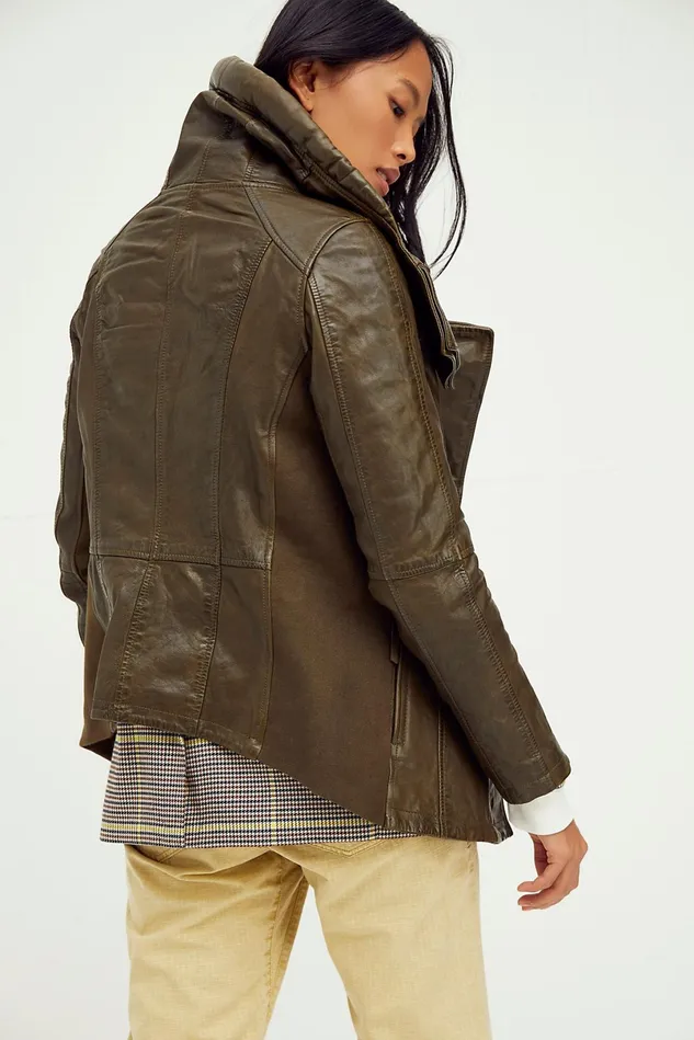 Women Jackets Free People Revised Brock Jacket Olive