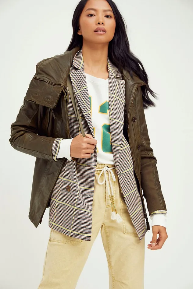 Women Jackets Free People Revised Brock Jacket Olive