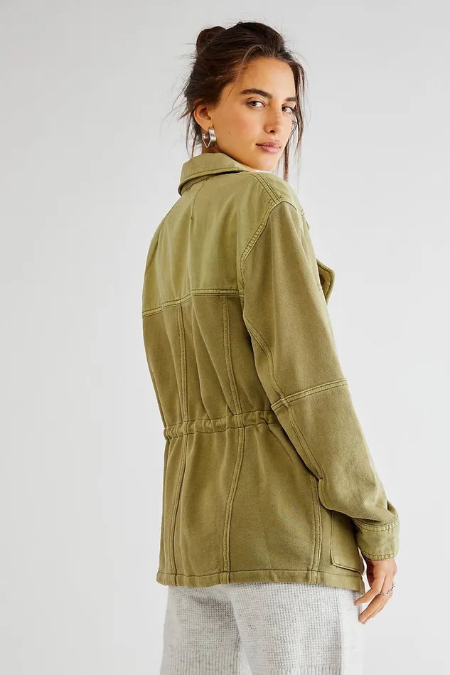 Women Jackets Free People Saturday Utility Jacket Sweet Sage