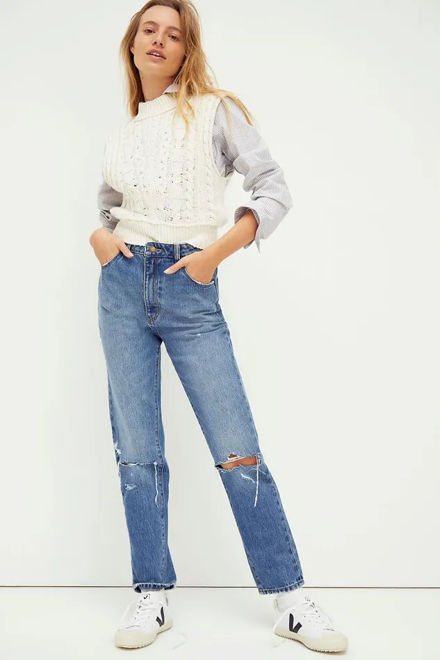 Women Jeans Free People Rolla039s Dusters Jeans Meadow Worn Organic
