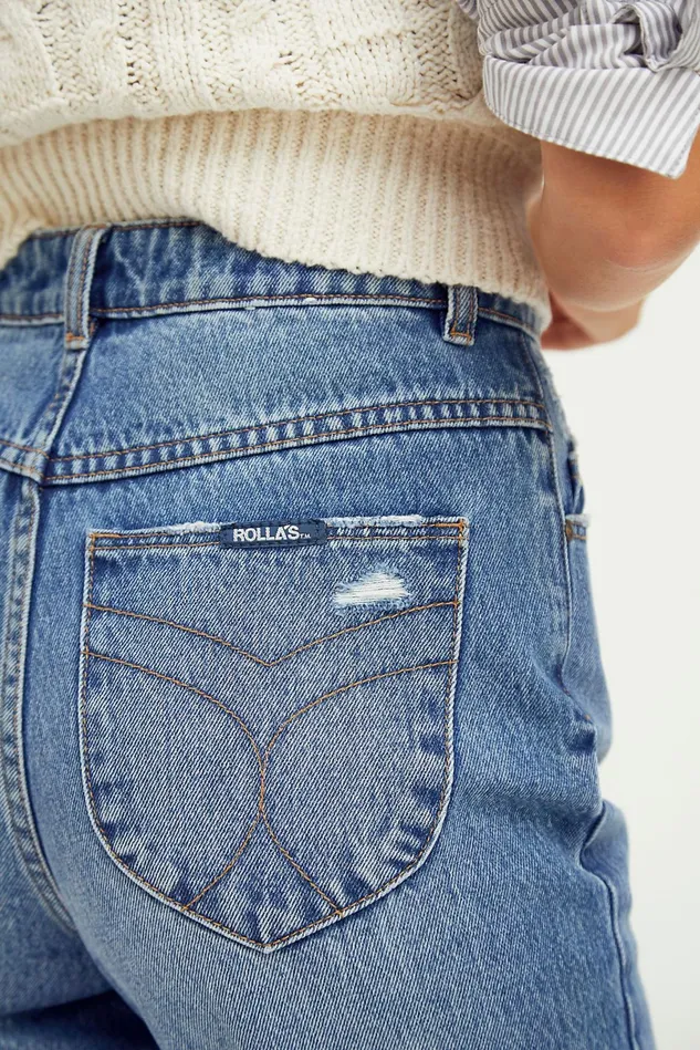 Women Jeans Free People Rolla039s Dusters Jeans Meadow Worn Organic