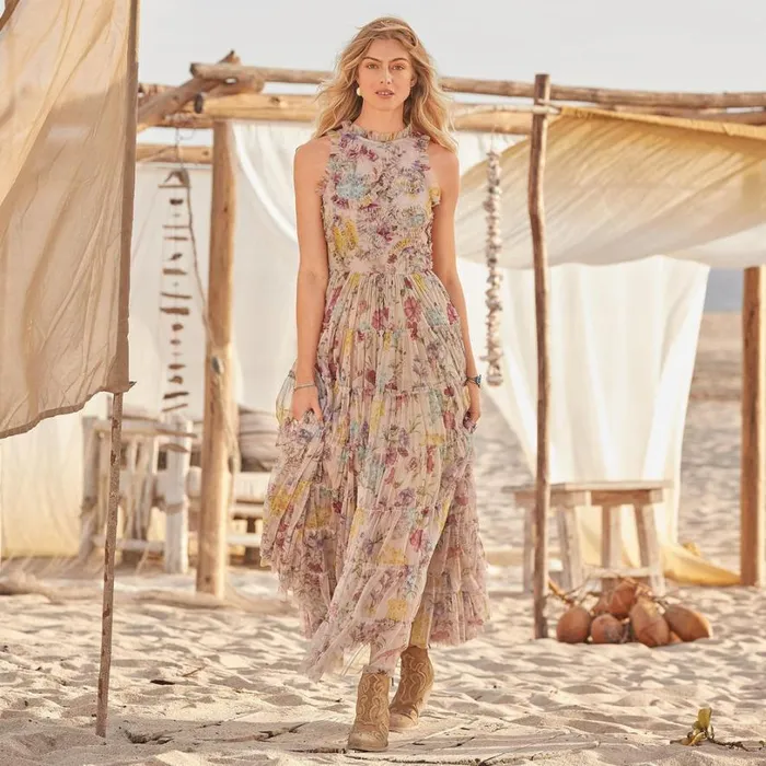 Women Jenny Dress Sand Sundance Catalog Dresses and Jumpsuits