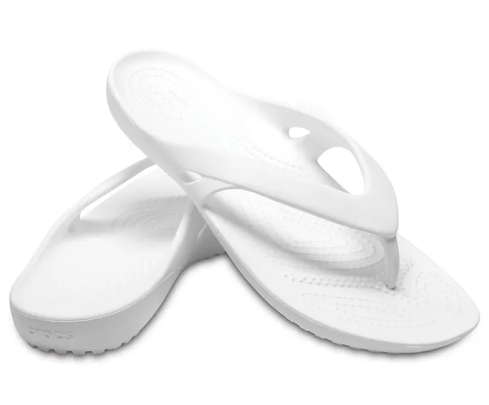 Women Kadee II Flip White Crocs Sandals