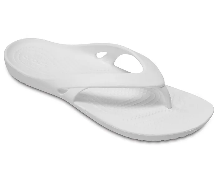 Women Kadee II Flip White Crocs Sandals