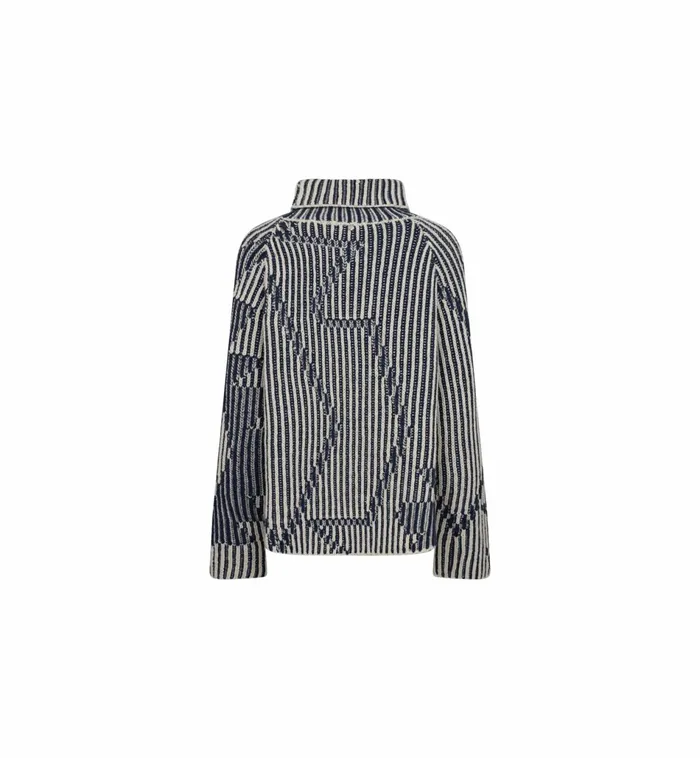 Women Knits MOS MOSH MMHelna Ikat Rollneck Knit Set Sail