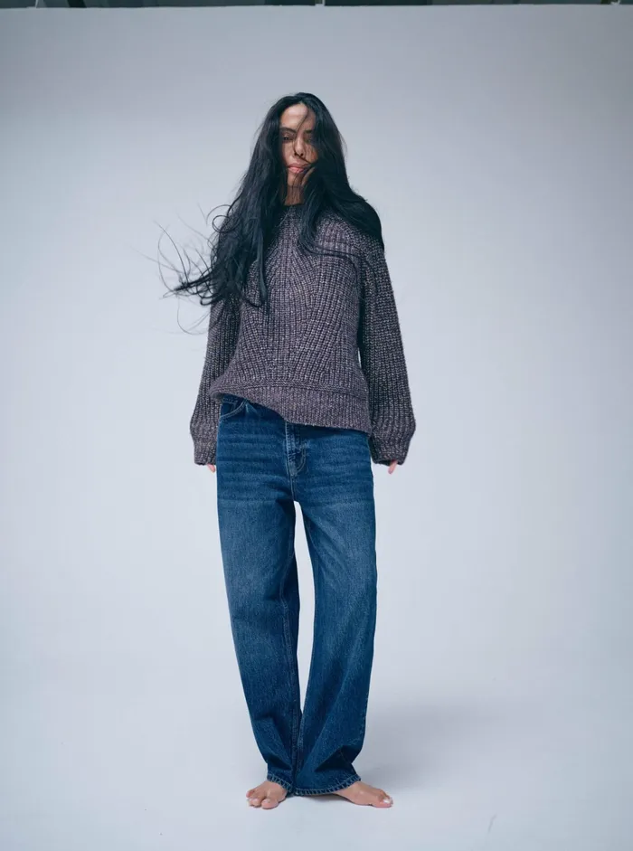 Women Knits MOS MOSH MMHFeel Vita Knit 8211 HEYANNO Indigo Navy