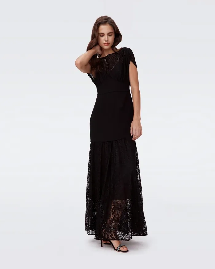 Women Leslie Dress Black DVF Dresses