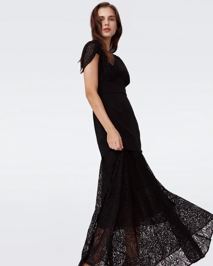 Women Leslie Dress Black DVF Dresses