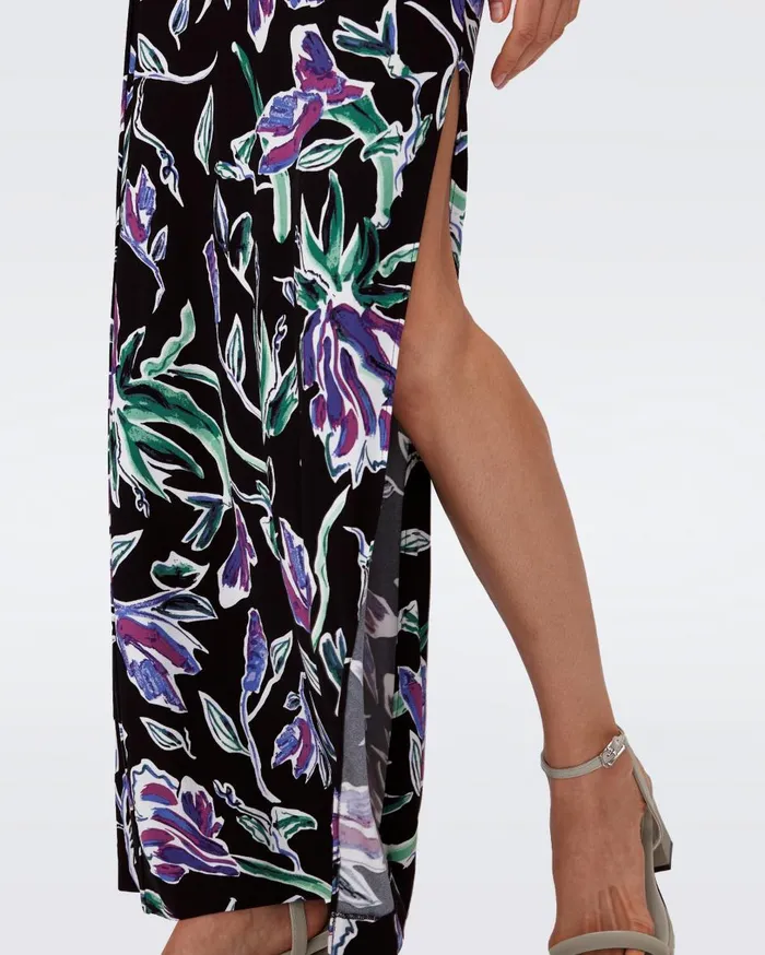 Women Libby Dress Huge Tulip Fields Violet DVF Dresses