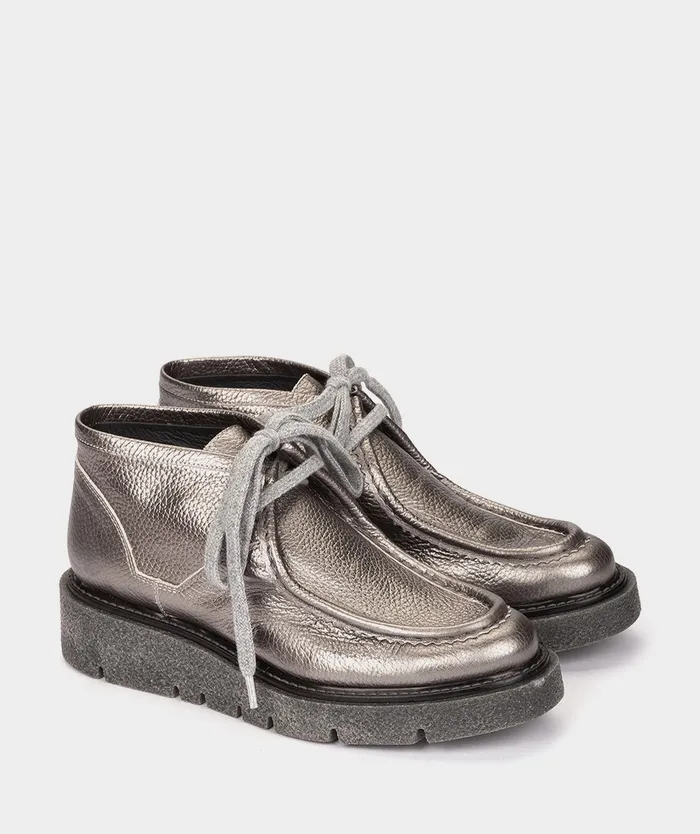 Women Ligos Metallic 8211 Flat Shoes Pedro Miralles Women Ligos Metallic 8211 Flat Shoes Pedro Miralles