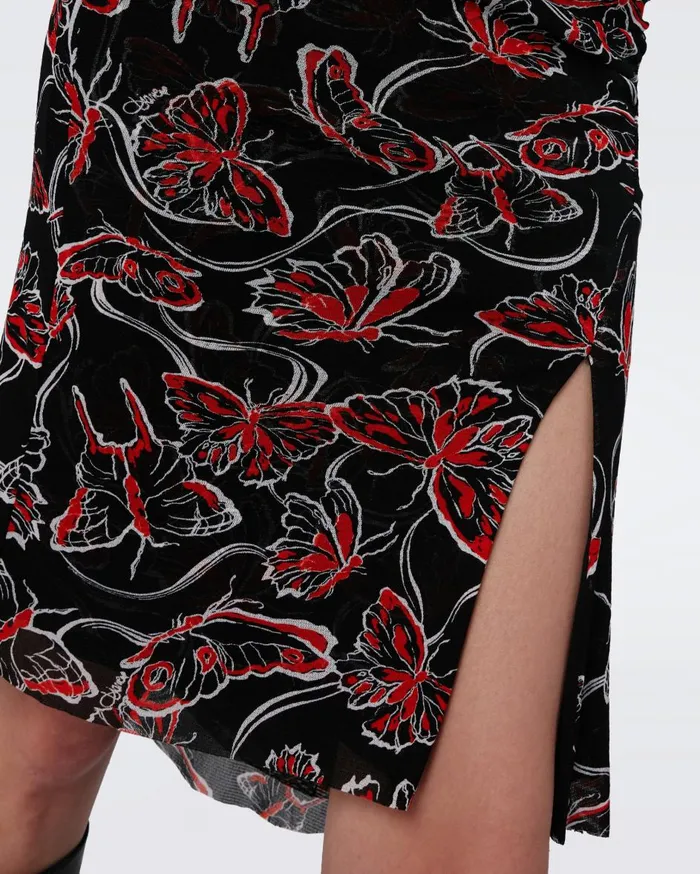 Women Lilly Mesh Dress Tiny Flutterfly DVF Dresses