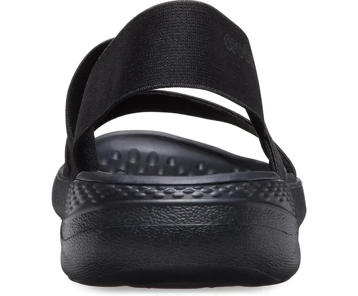 Women LiteRide Stretch Sandal Black Black Crocs Sandals