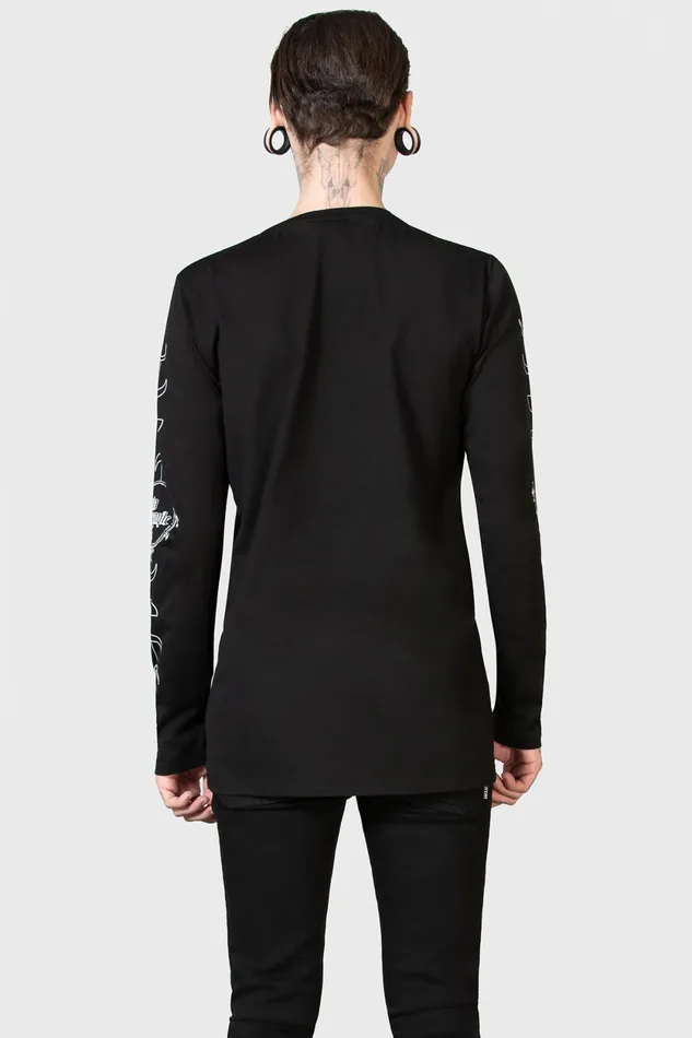 Women Long Sleeves Killstar Baphomette Long Sleeve Top