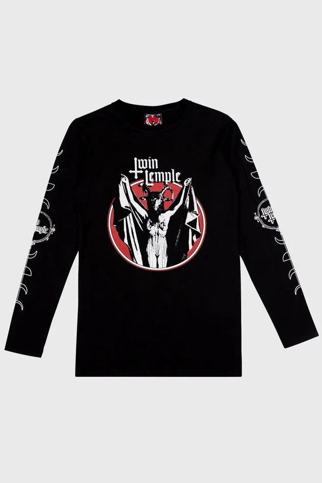 Women Long Sleeves Killstar Baphomette Long Sleeve Top