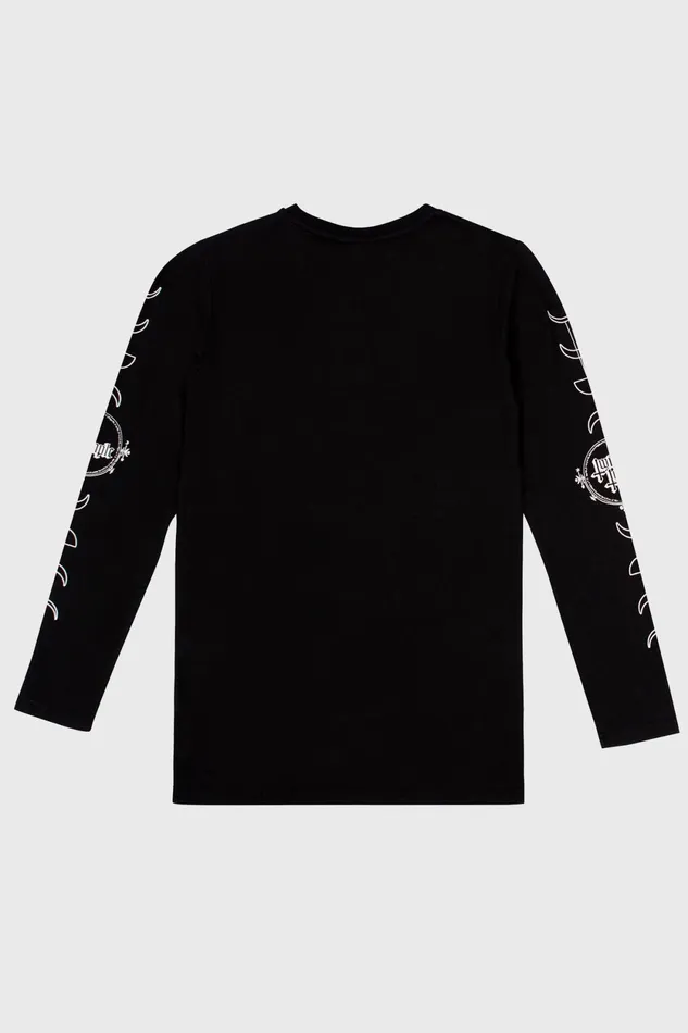 Women Long Sleeves Killstar Baphomette Long Sleeve Top