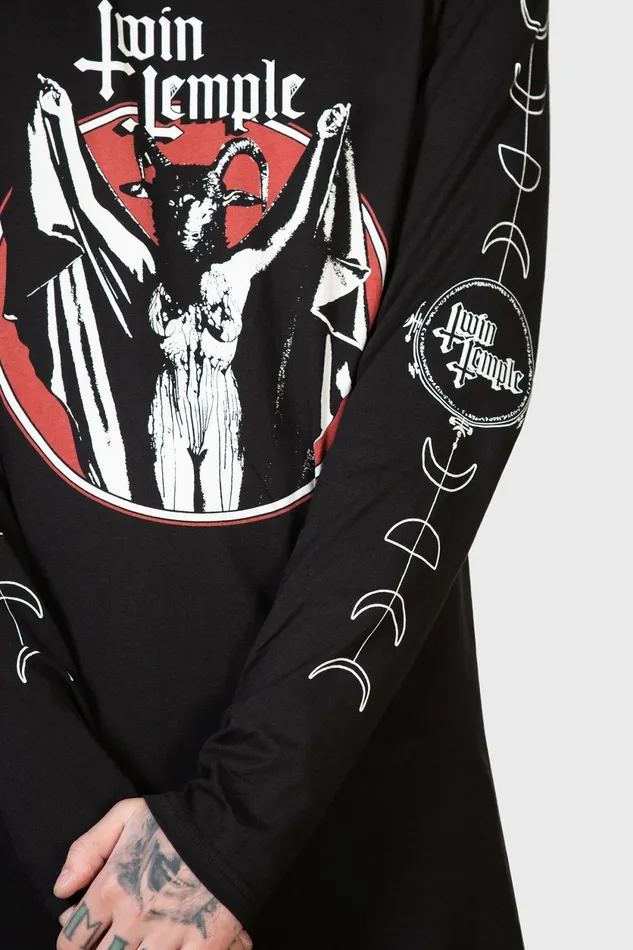 Women Long Sleeves Killstar Baphomette Long Sleeve Top