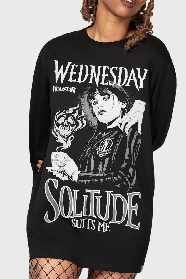 Women Long Sleeves Killstar I Don039t Do Tears Long Sleeve Top