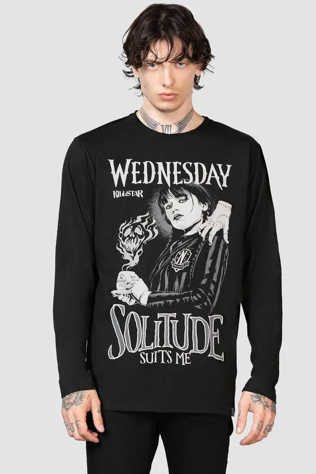 Women Long Sleeves Killstar I Don039t Do Tears Long Sleeve Top