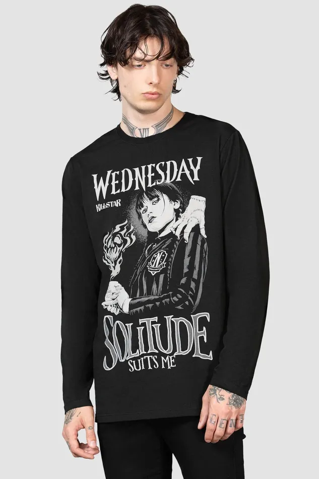 Women Long Sleeves Killstar I Don039t Do Tears Long Sleeve Top