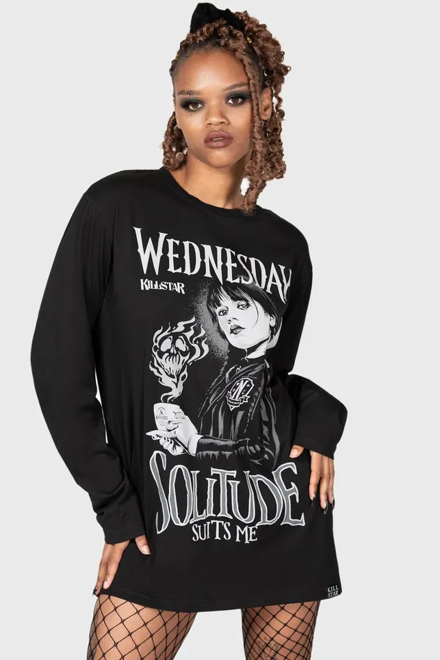 Women Long Sleeves Killstar I Don039t Do Tears Long Sleeve Top