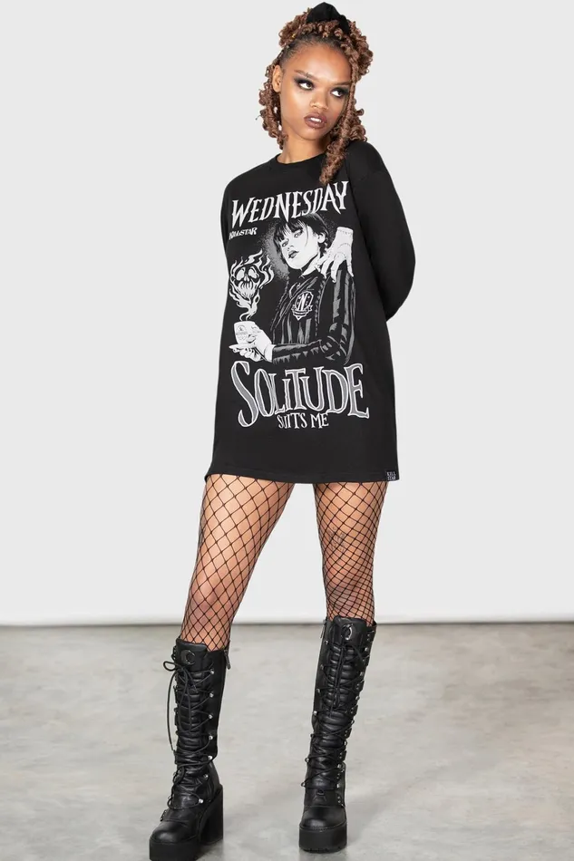 Women Long Sleeves Killstar I Don039t Do Tears Long Sleeve Top