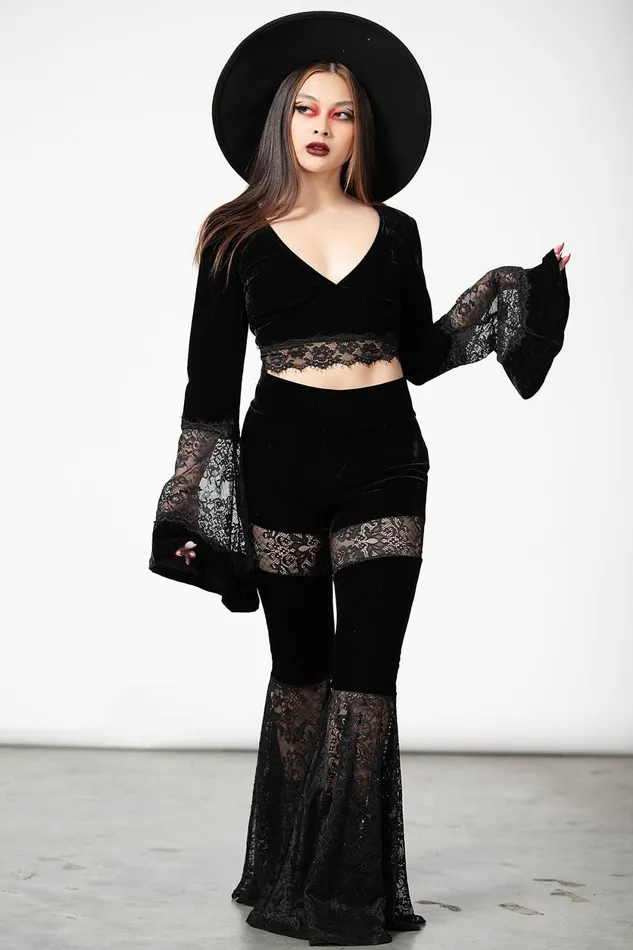 Women Long Sleeves Killstar Naomi Long Sleeve Top