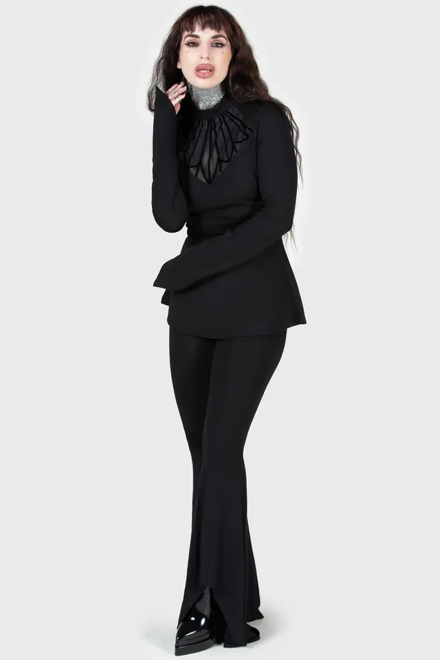 Women Long Sleeves Killstar Underneath The Altar Top