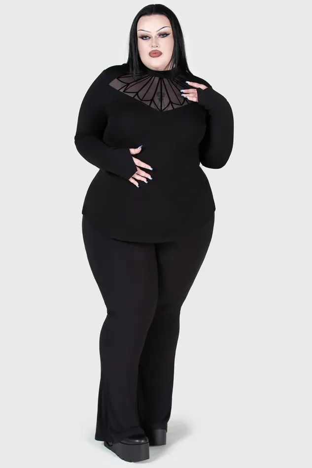 Women Long Sleeves Killstar Underneath The Altar Top