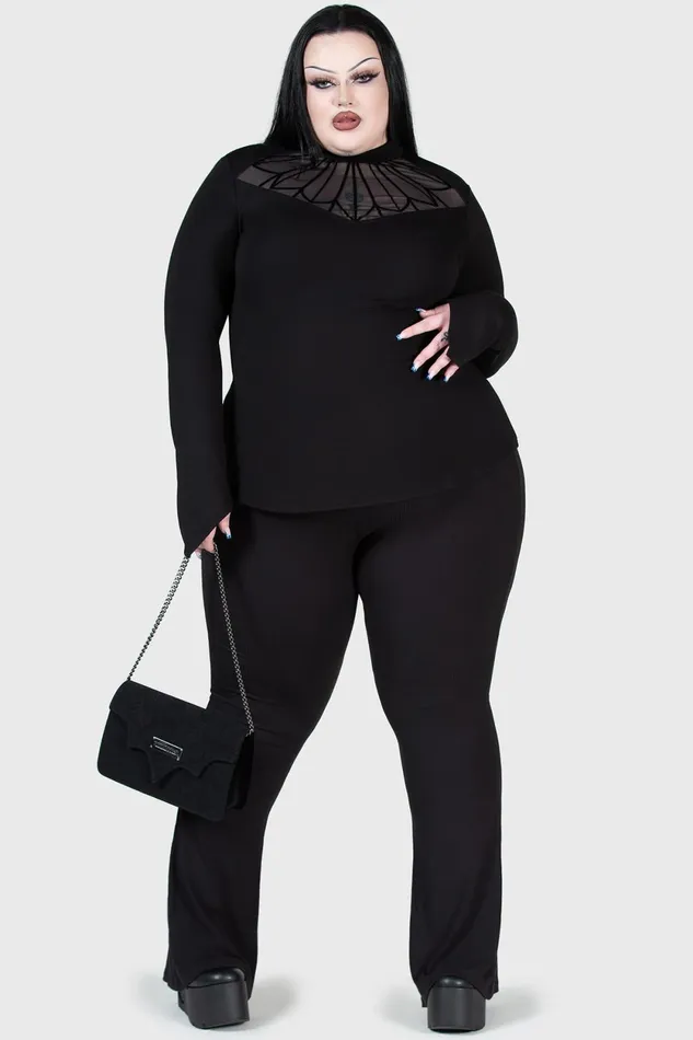 Women Long Sleeves Killstar Underneath The Altar Top