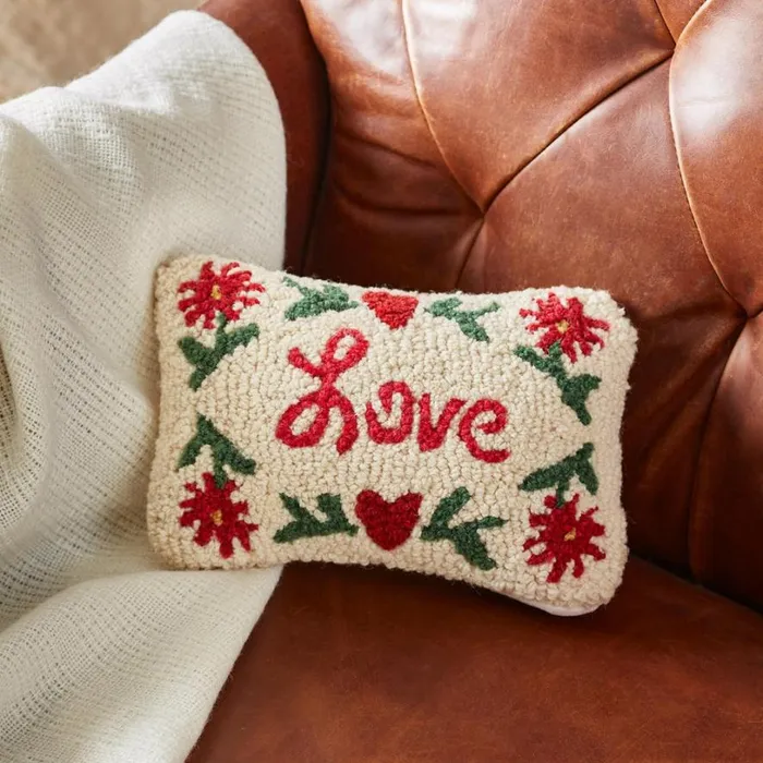 Women Love Flowers Mini Pillow Sundance Catalog Seasonal