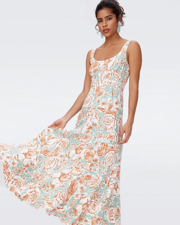 Women Lya Dress June Bloom Jade DVF Dresses