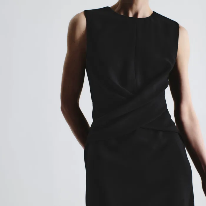 Women M M LaFleur The Luz Dress 8211 Everyday Crepe Black Suiting