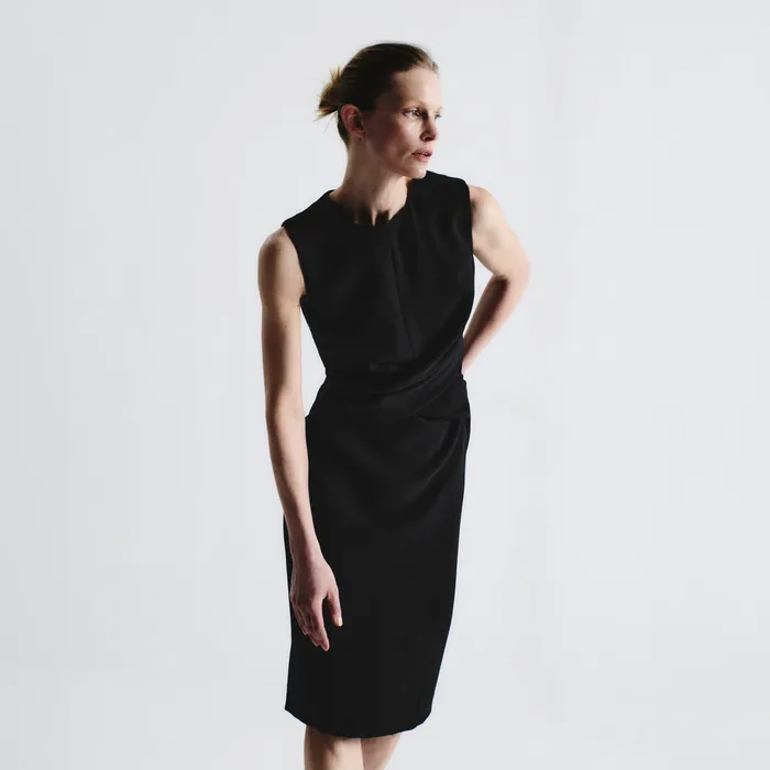 Women M M LaFleur The Luz Dress 8211 Everyday Crepe Black Suiting